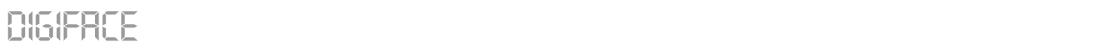 Digiface font preview